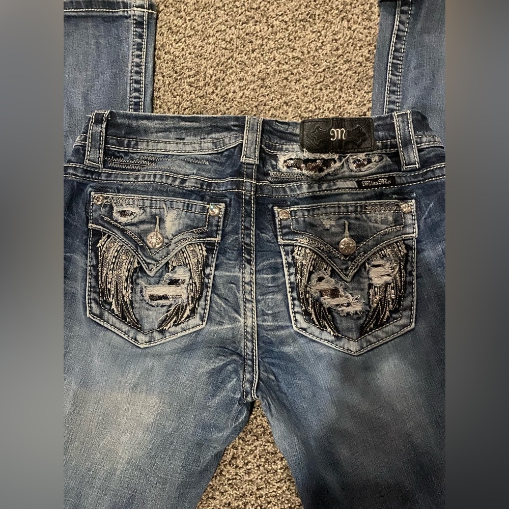 Miss Me boot cut mid rise jeans. Size 29